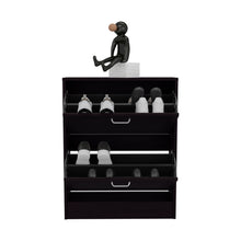 Load image into Gallery viewer, Inola Two-Door Shoe Rack Cabinet With Adjustable Shelves, Modern Storage Organizer
