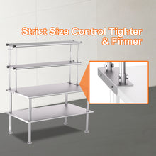Load image into Gallery viewer, 72 Inch Adjustable Stainless Steel Kitchen Rack