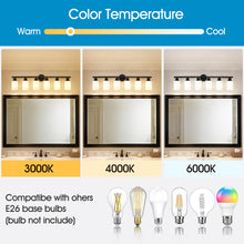Load image into Gallery viewer, 6-Light Matte Black Wall Lamps with White Glass Shades (No Bulbs) Sconce Lighting for Bedroom Living Room