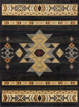 Load image into Gallery viewer, Tribes GC_YLS4004 Black 2 ft. x 3 ft. Southwest Area Rug