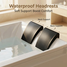 Load image into Gallery viewer, X-031 Whirlpool Tub,73" x 48" Jetted Bathtub for 2 Person, Hydro Massage &amp; Chromatherapy,UL Certified,UPC Certified,3 Sided Apron,Acrylic ,110 Gallons,Left Drain