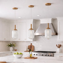 Load image into Gallery viewer, Modern Style Pendant Lamp - Bronze and Clear 110-120V Bedside Lamp Bedroom/Living Room Ceiling Light