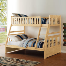 Load image into Gallery viewer, Natural Pine Finish 2pcs Storage Boxes with Caster Wheels Transitional Bedroom Furniture Under-Bed Toy Boxes