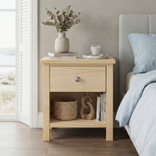 Load image into Gallery viewer, Natural Pine Finish 2pcs Storage Boxes with Caster Wheels Transitional Bedroom Furniture Under-Bed Toy Boxes