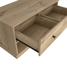 Load image into Gallery viewer, Tulip Storage Bench, Two Drawers, Two Shelves