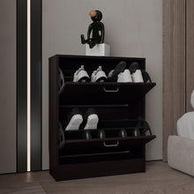 Load image into Gallery viewer, Inola Two-Door Shoe Rack Cabinet With Adjustable Shelves, Modern Storage Organizer