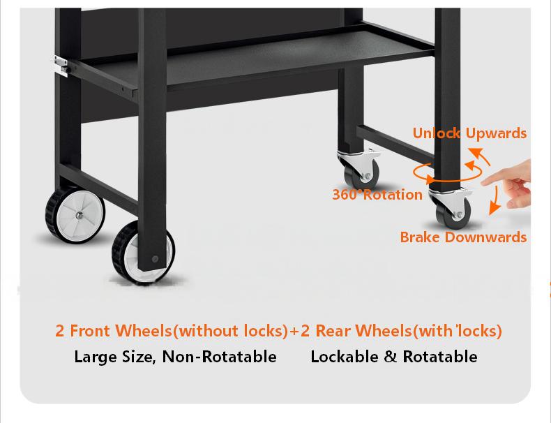 Outdoor Grill Cart Foldable Grill Table